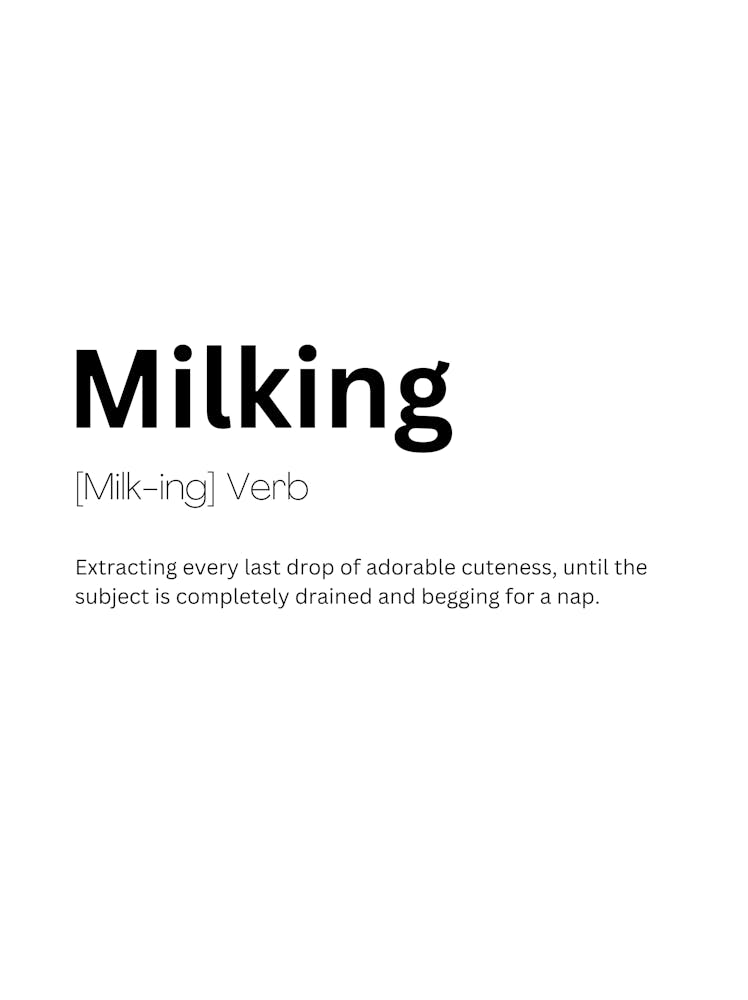 Milking Definition Meaning