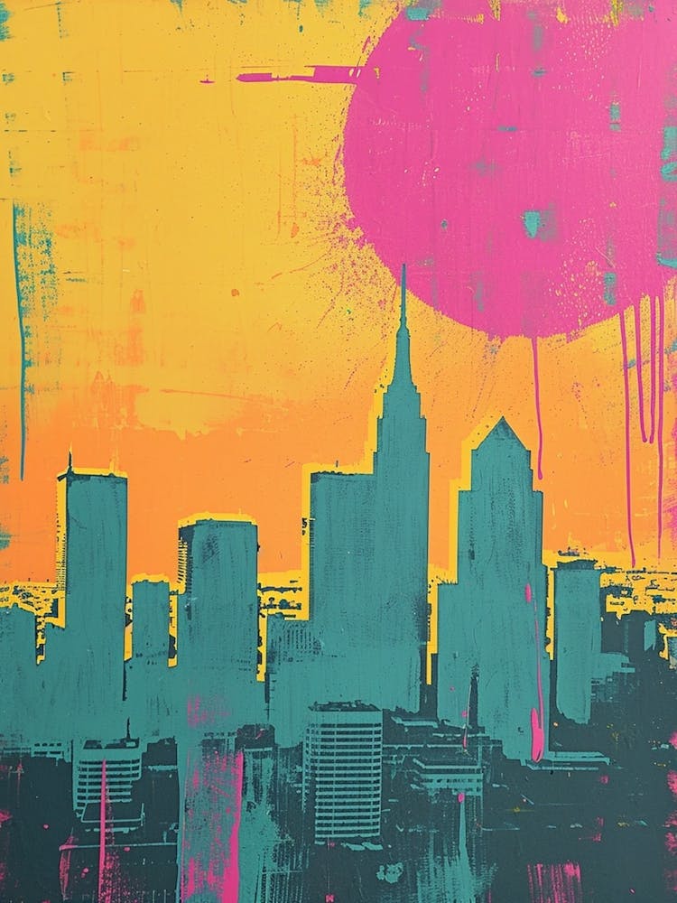 Retro Photo Inspired Cityscape 3