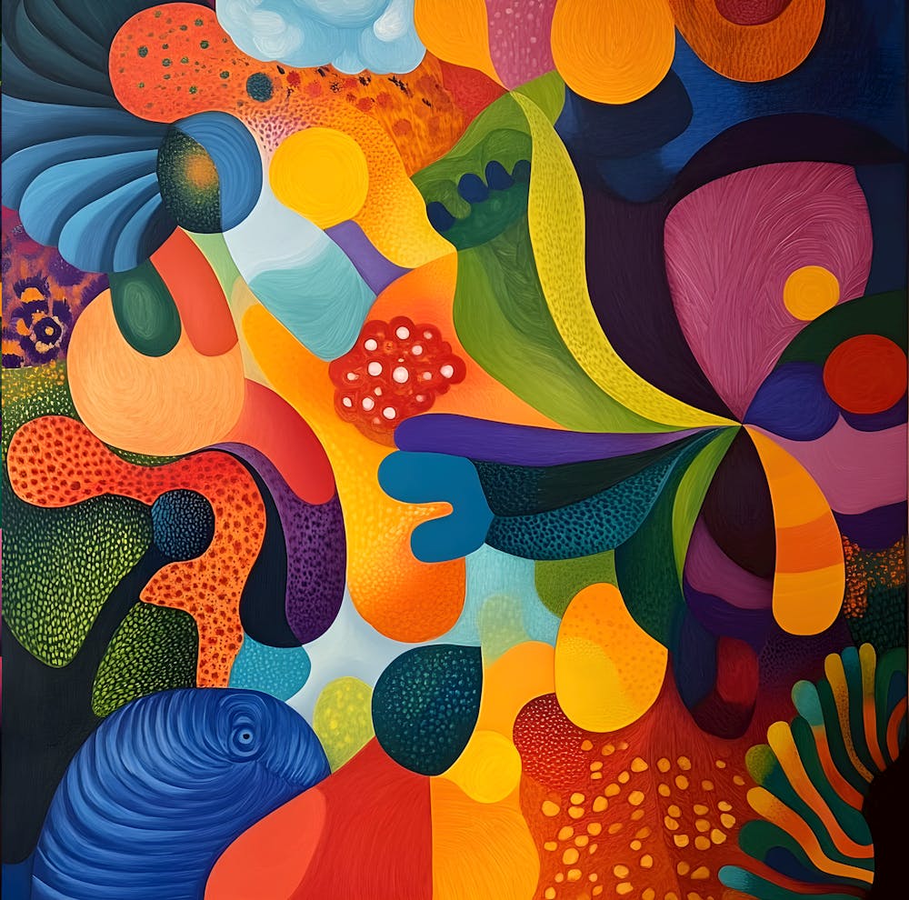 Bold Abstract Surreal Artwork