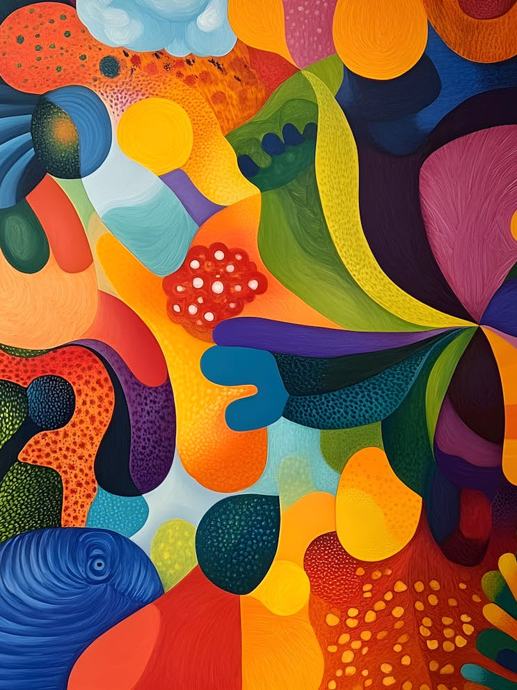 Bold Abstract Surreal Artwork