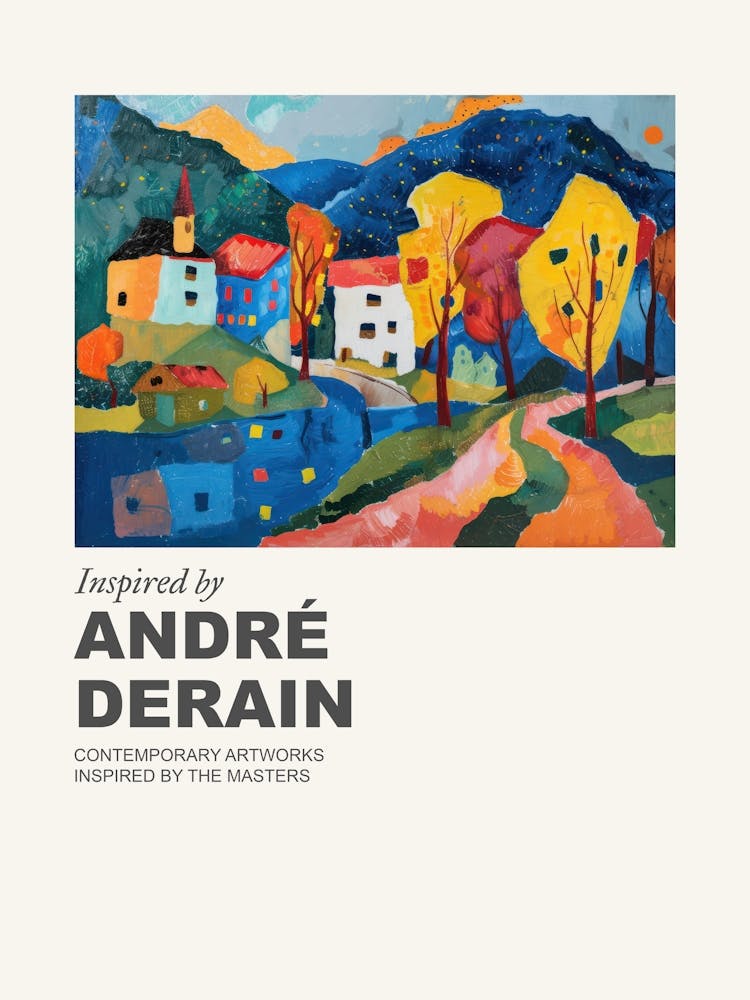 Museum Poster Inspired By Andre Derain 4