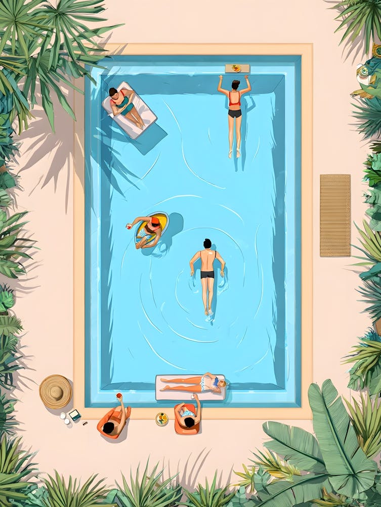 Poolparadies – Eine friedliche Sommerflucht