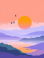 Sunset In The Mountains 36