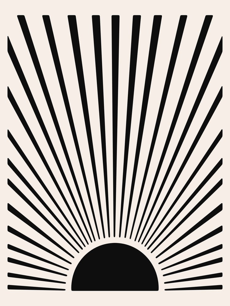 Minimalist Half Sun
