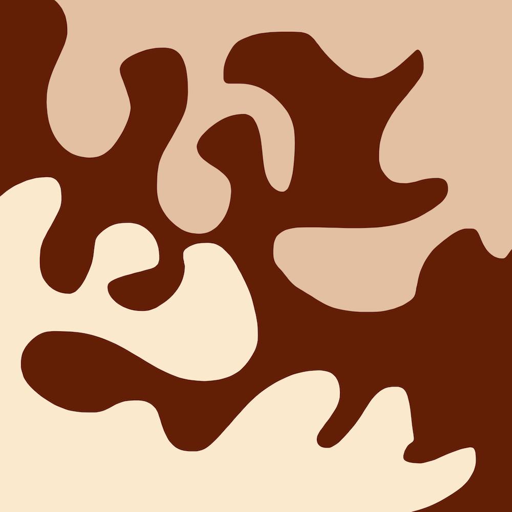 Brown & Beige Abstract