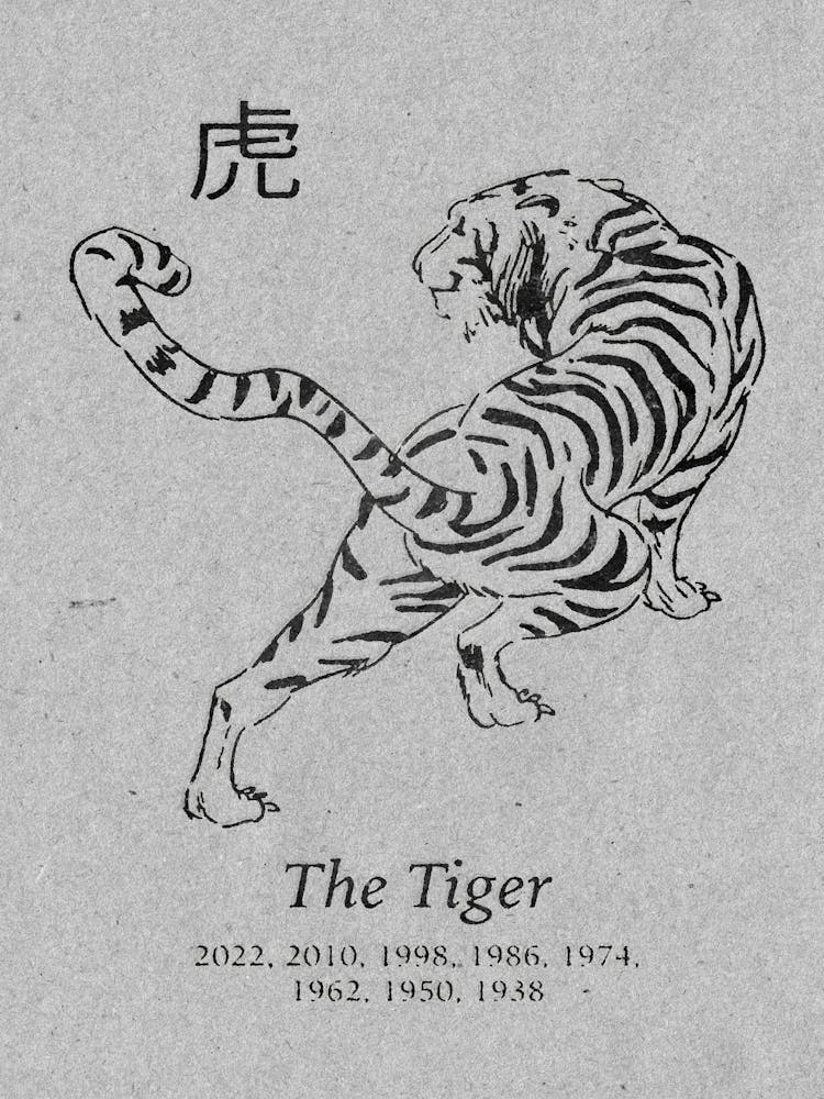 Lunar Year Of The Tiger Paper