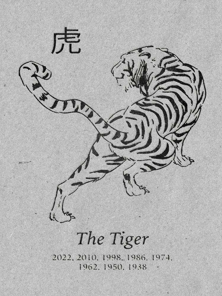 Lunar Year Of The Tiger Paper