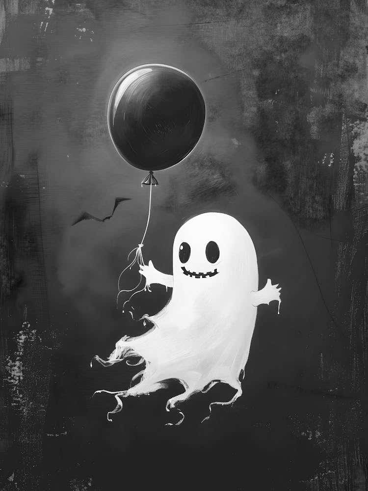 Ghost With Balloon