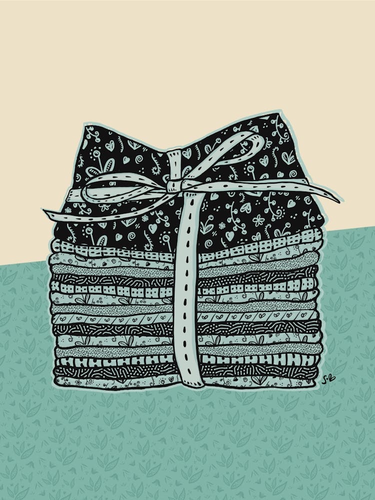 Fat Quarter Bundle Floral Sewing Fabric Abstract