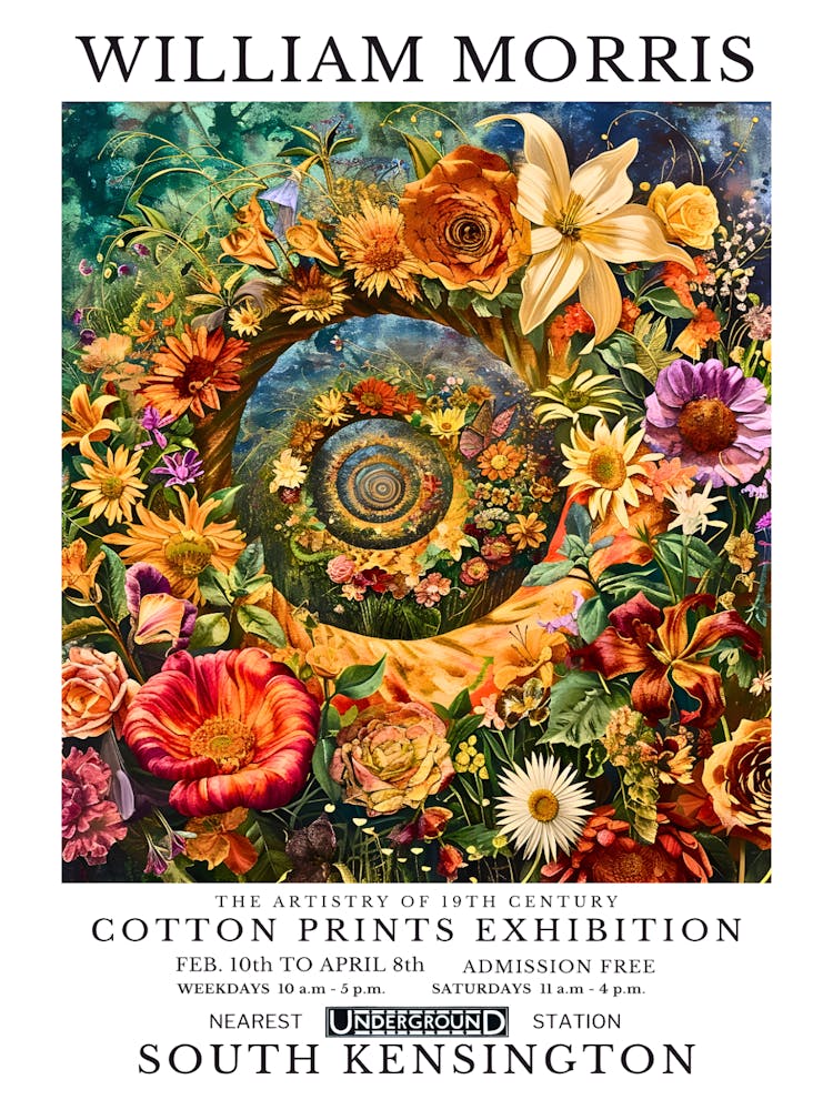 William Morris Cotton Prints Exhibition 107