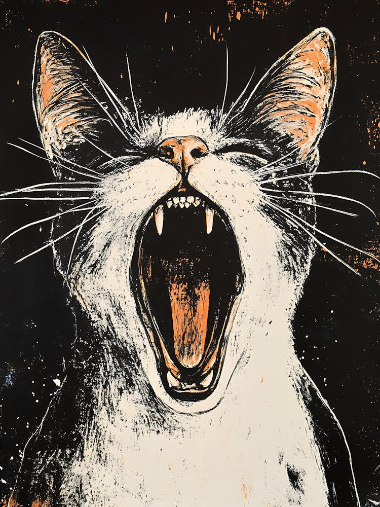 Fantastic Screaming Cat