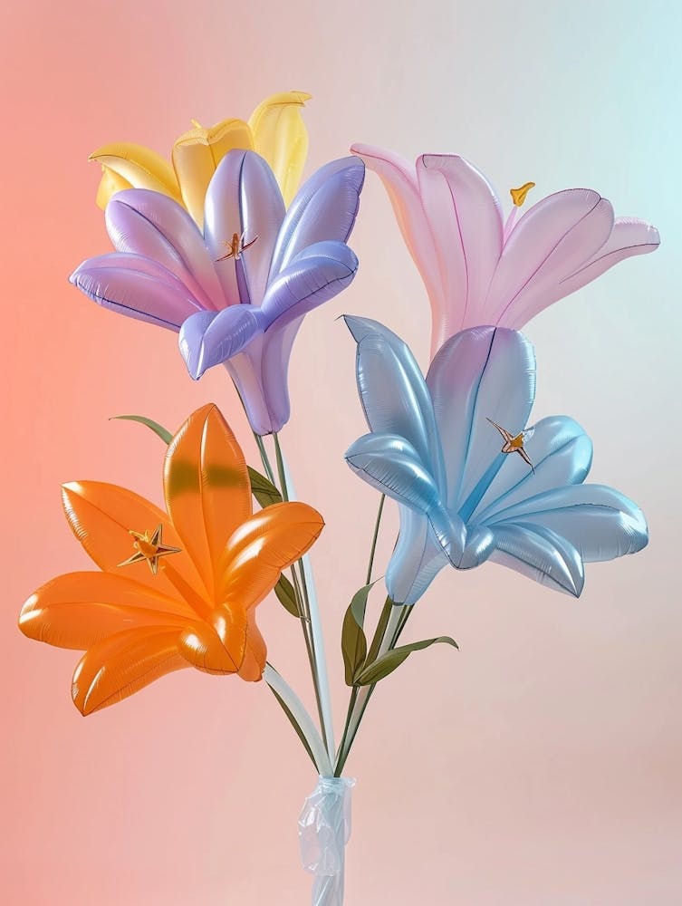 Dreamy Inflatable Flowers Love In A Mist Nigella 1