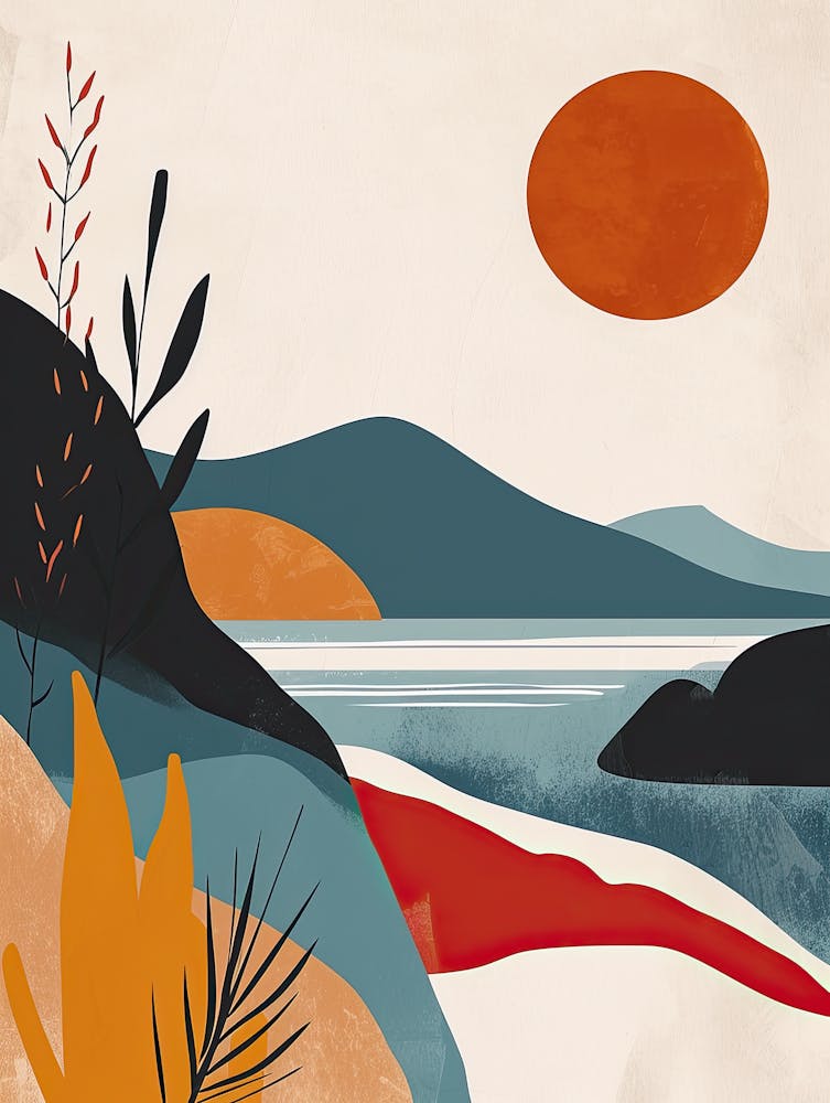 Landscape, Scandinavian Simplicity 1