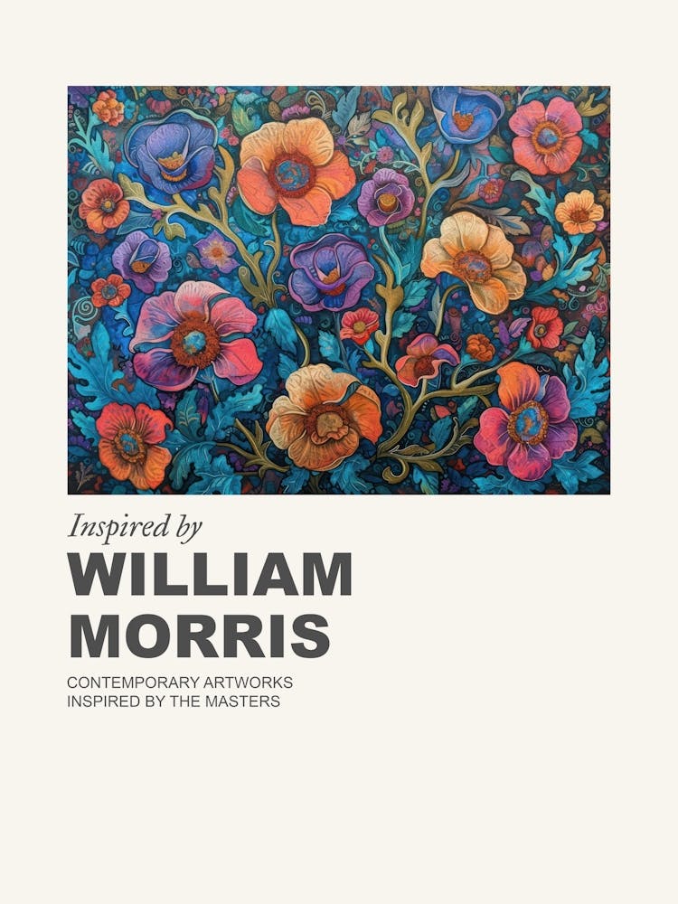Museum Poster Inspired By William Morris 3