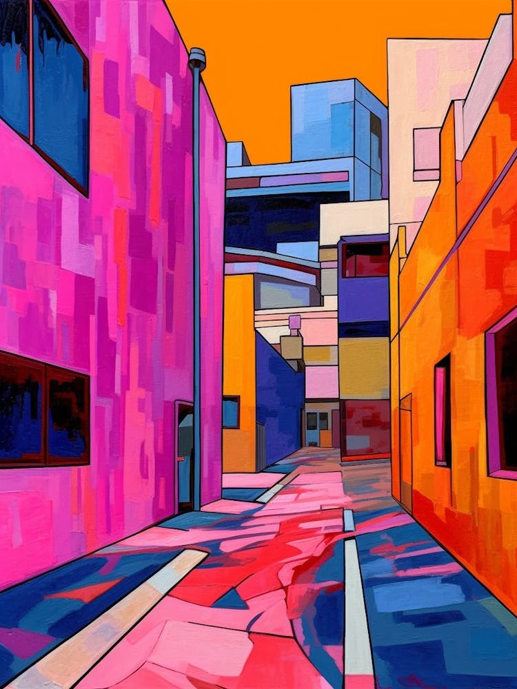 Tacoma Museum District Pointillism 21