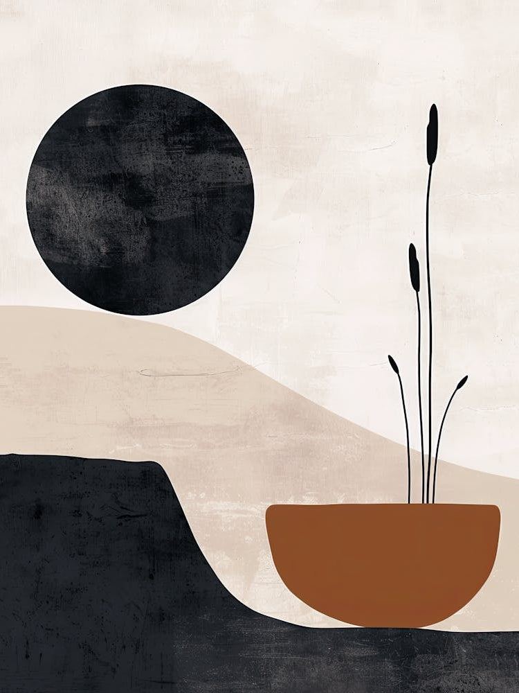 Abstract Pivot Bauhaus Minimalist