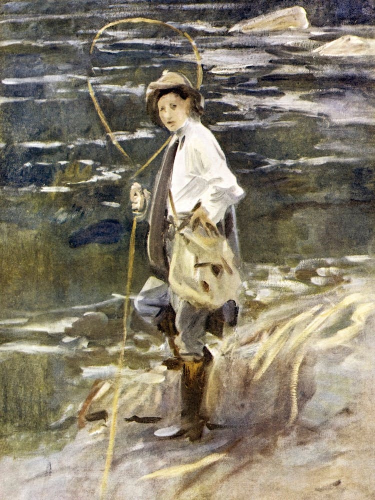 Angling In British Art Through Five Centuries (1924), John Singer Sargent