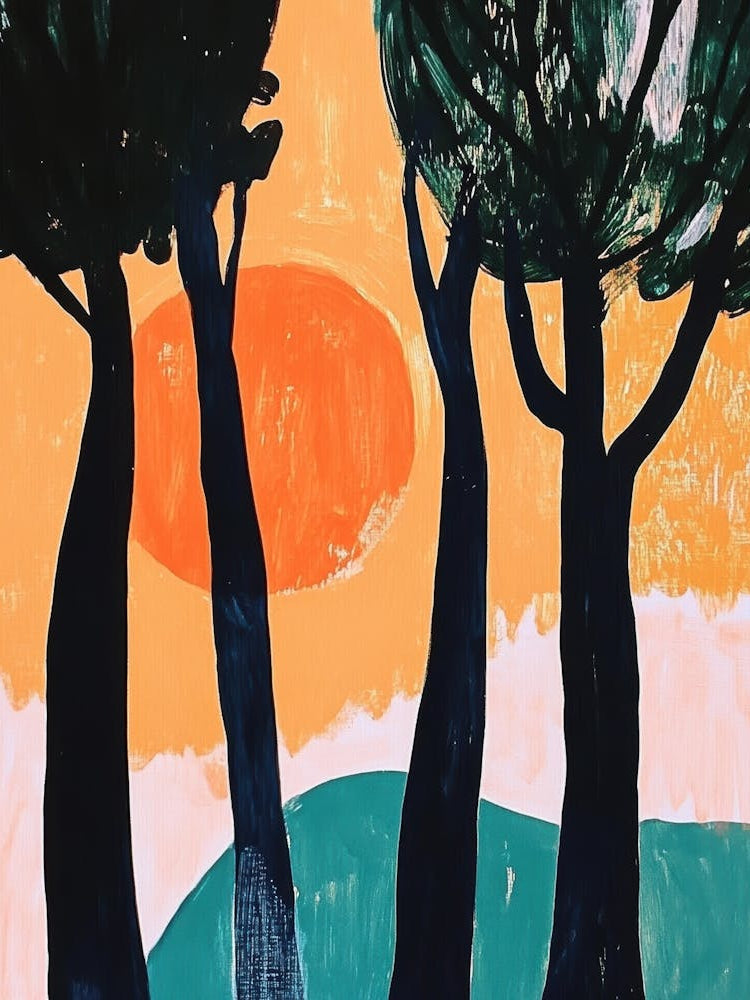 Sunset Trees 7