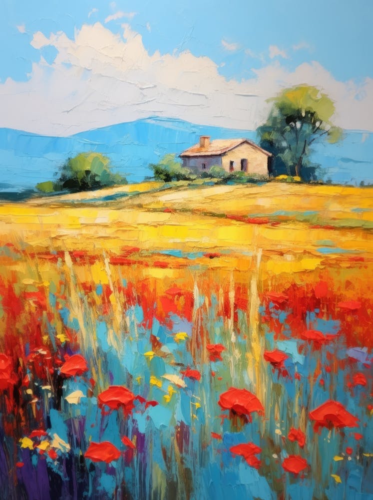 Coquelicots Dans la Prairie 3