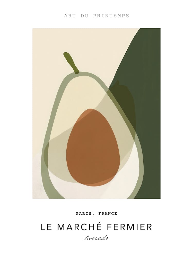 Avocado Le Marche Fermier Poster 4