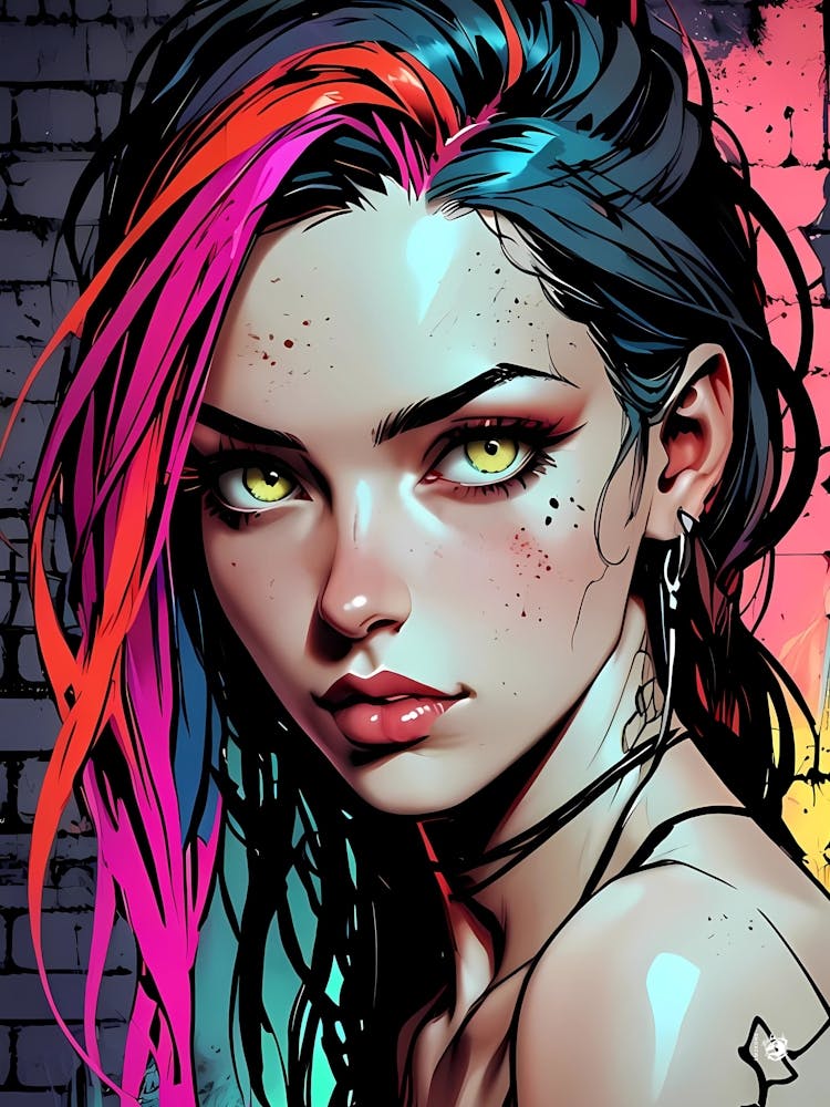 Futuristic Anime Girl