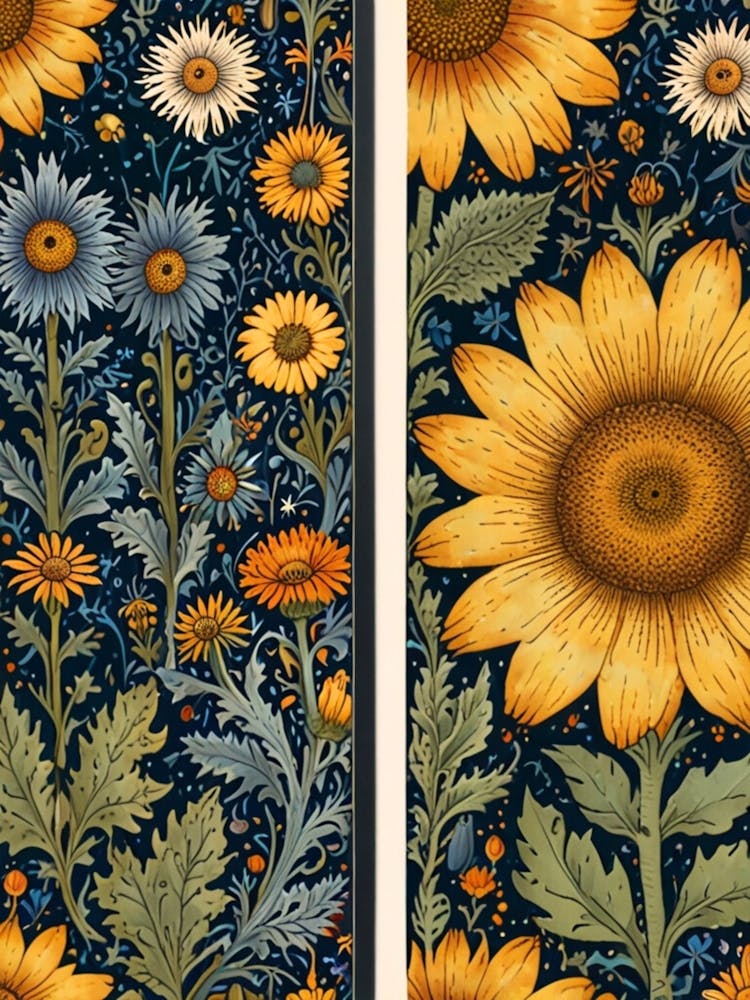 William Morris Sunflowers 7