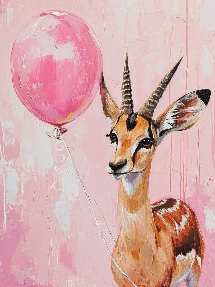 Cute Antelope 2 With Balloon