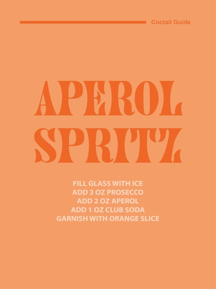 Aperol Spritz Getränke 1