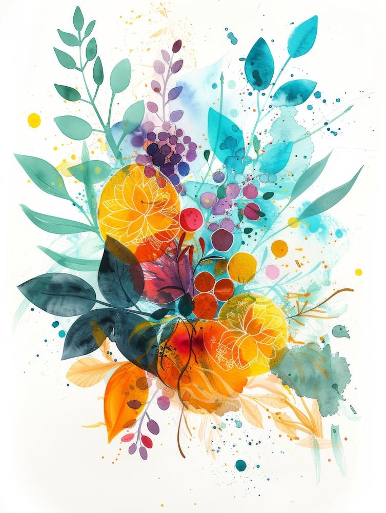 Watercolor Floral Painting