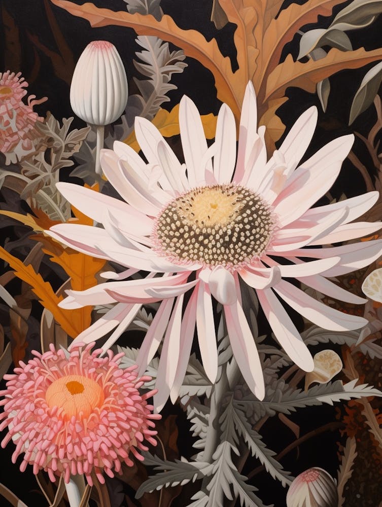 Blumenillustration Edelweiß 1