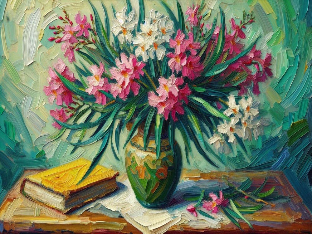 Oleanders, Vincent Van Gogh Dining Room (1)