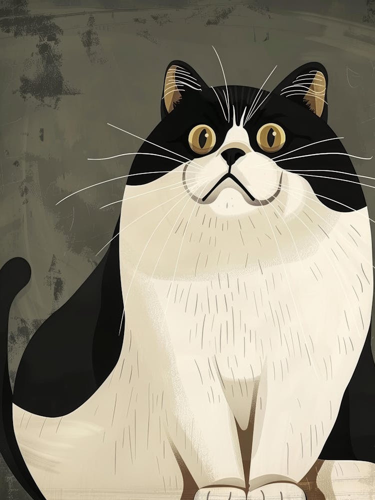 Black And White Cat 24