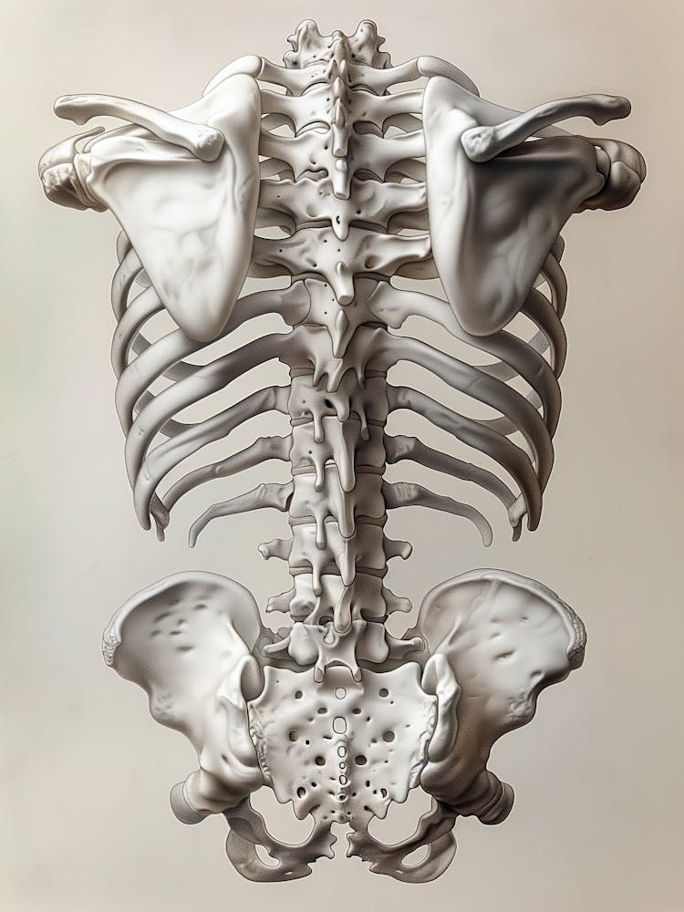 Skeleton anatomy biology art 1