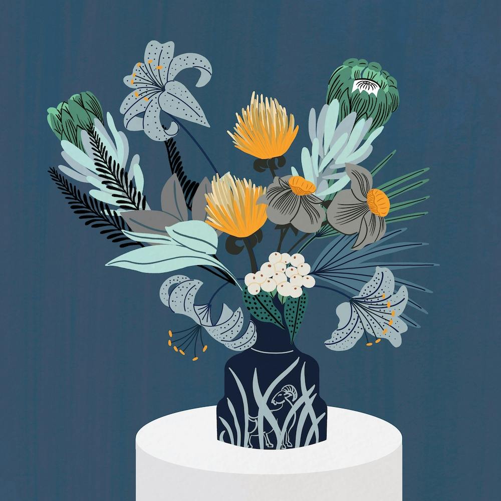 Flowers For Capricorn Square