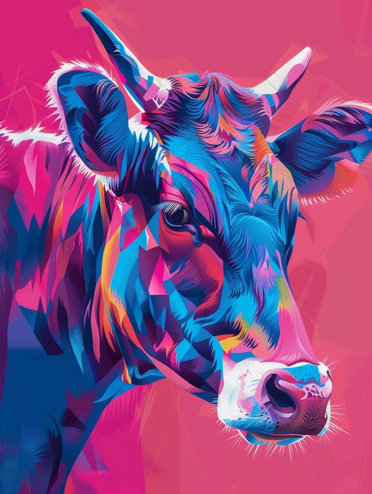 Colorful Cow 1