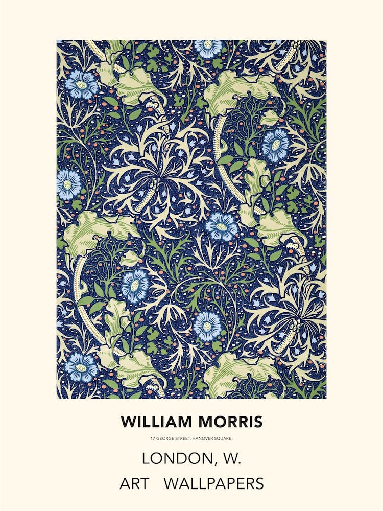 William Morris Seaweed (No Border) 