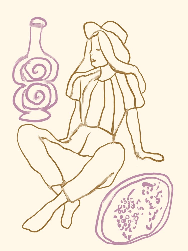 Girl With A Bottle