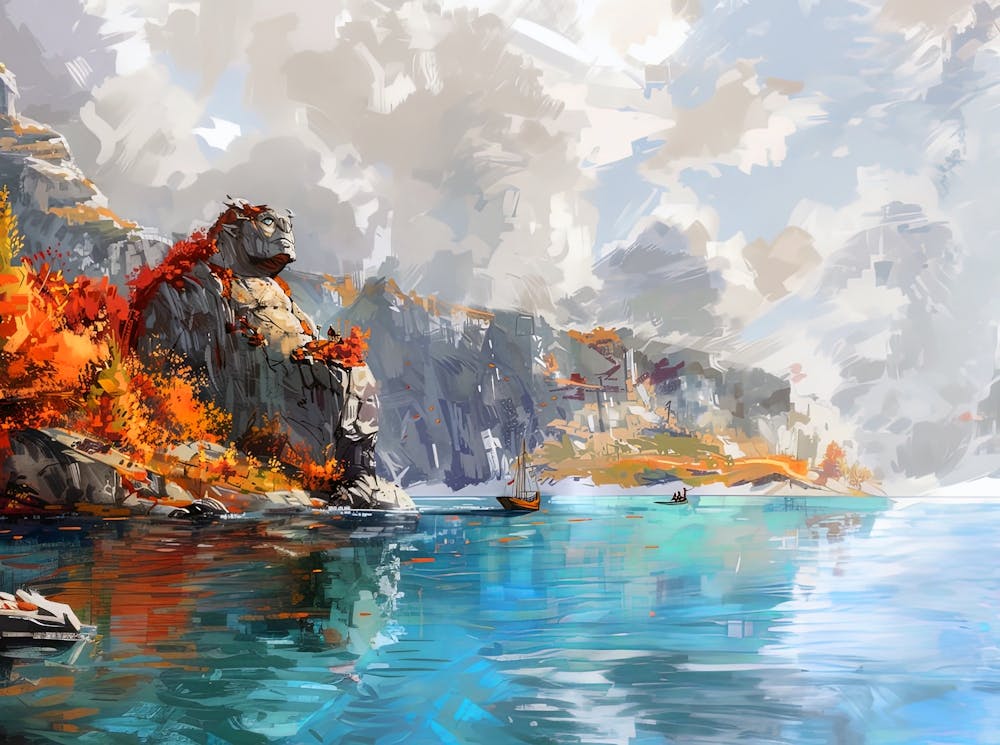 Autumn Landscape Painting