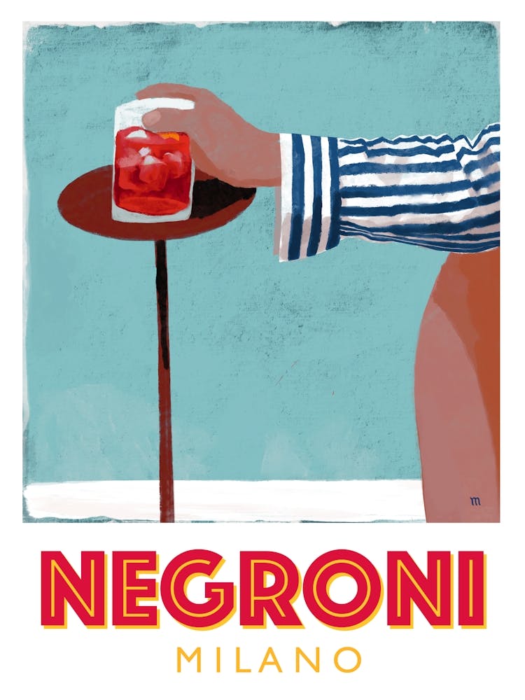 Negroni Drink Cocktail Milano