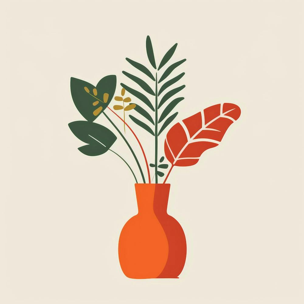 Floral Arrangement In A Vase 2