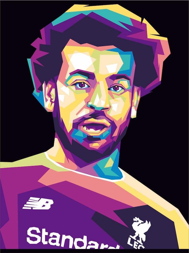 Popart Mohamed Salah En Wpap