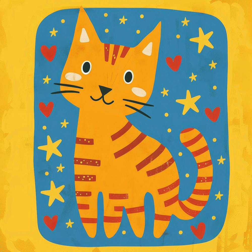 Cat With Stars