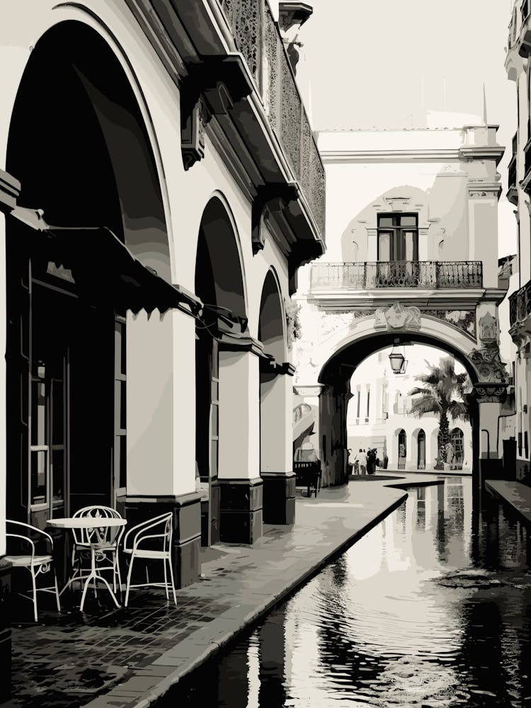 Seville, Spain, Black And White Analogue Photography 1