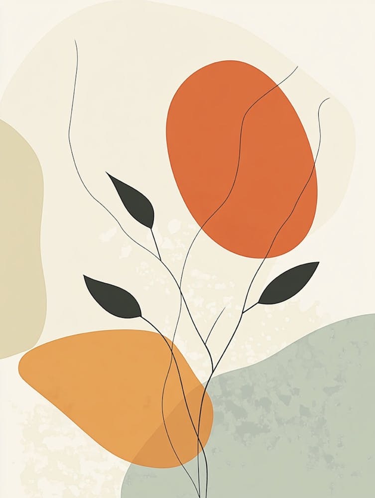 Abstract Flower Canvas Print 8