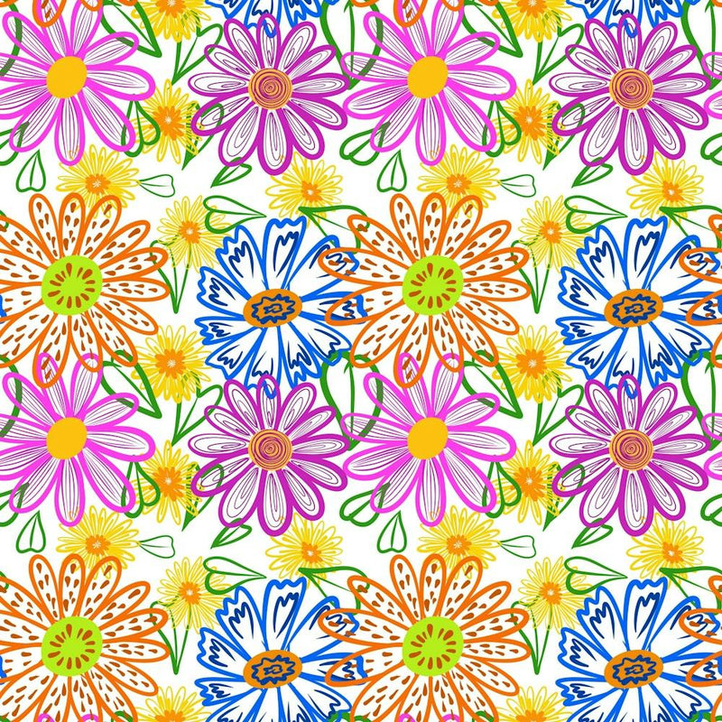 Bloom Flora Pattern Printing