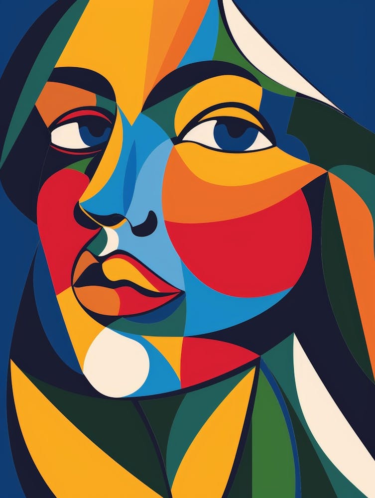 Abstract Woman'S Face 16