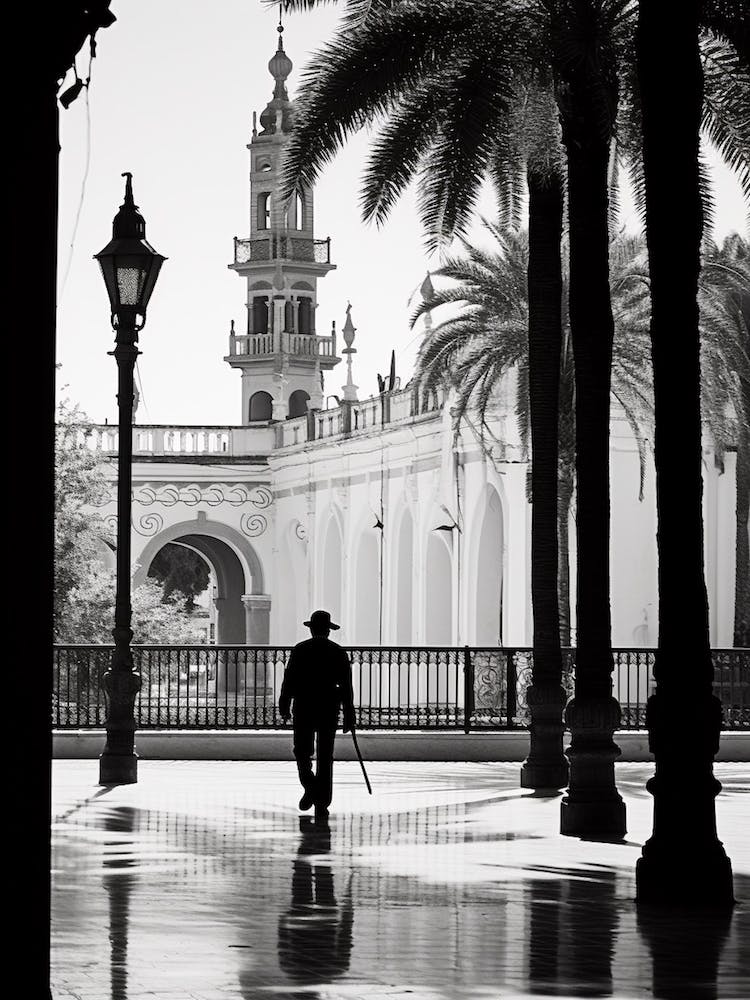 Seville, Spain, Black And White Analogue Photography 3
