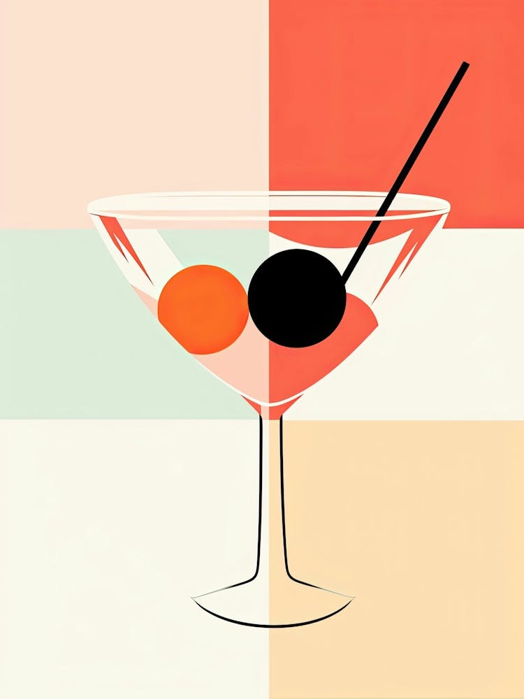 Mid Century Modern Sex On The Beach Floral Infusion Cocktail 8