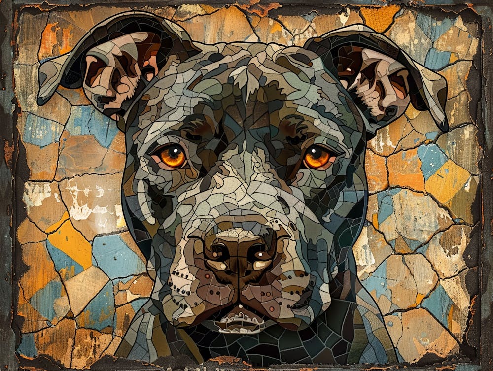 Pitbull Fine Art Portrait 1
