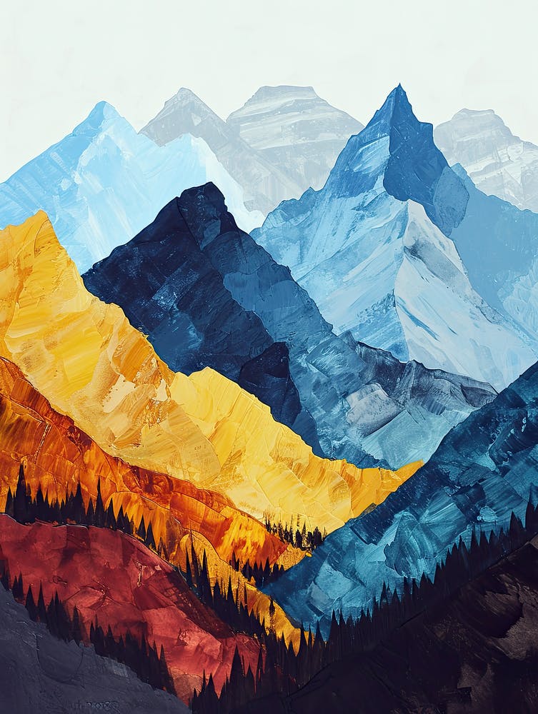 Mountain Landscape, Minimalism